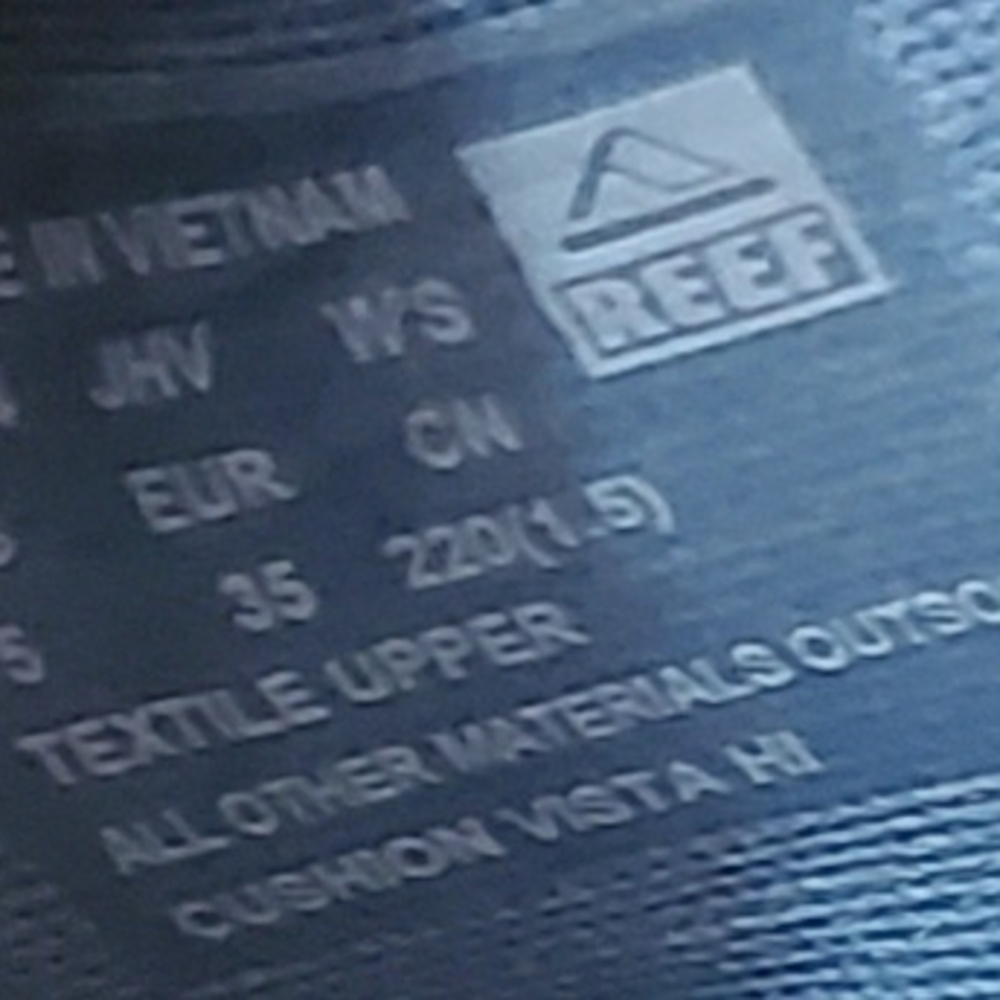 Reef Blue Double-Strap Sandals with Cork Footbed - Picture 7 of 7